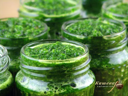 Зелена аджика – інгредієнт рецептів