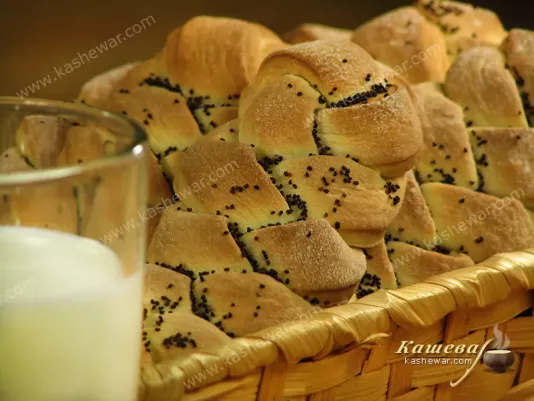 Плетеное песочное печенье с маком – рецепт с фото, армянская кухня