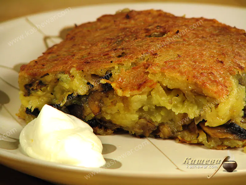 Potato casserole with mushrooms - recipe with photo, Belarusian cuisine