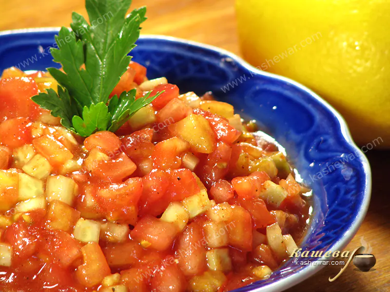 Ezme – recipe with photo, Turkish cuisine