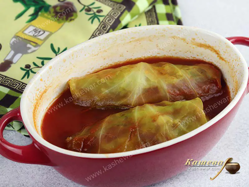 Cabbage rolls with vegetables and rice – recipe with photo, Ukrainian cuisine