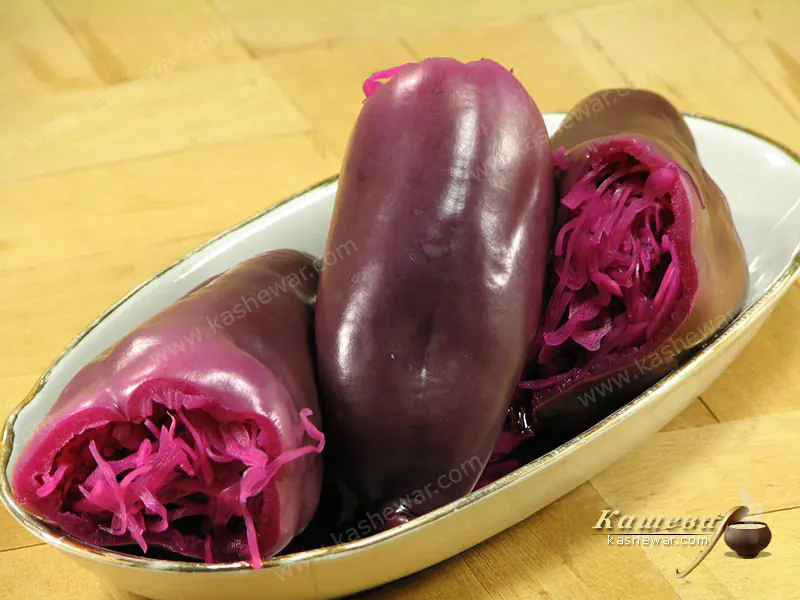Перец, фаршированный капустой – рецепт с фото, украинская кухня