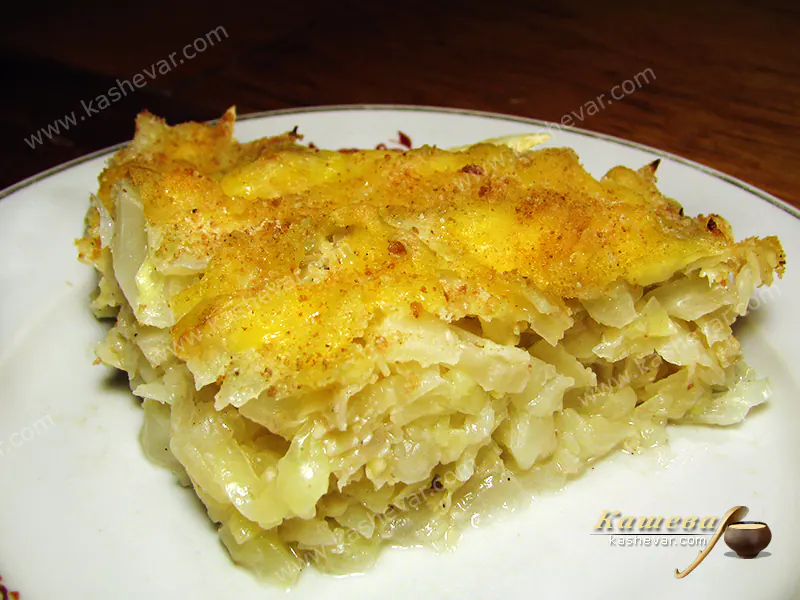 Капуста, запеченная с сыром – французская кухня