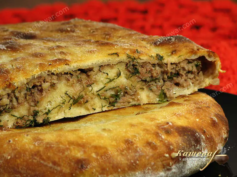 Лепешка с мясом (кубдари) – рецепт с фото, грузинская кухня