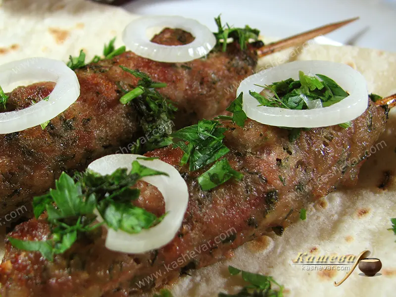 Turkish-style lula kebab - recipe with photo, Turkish cuisine