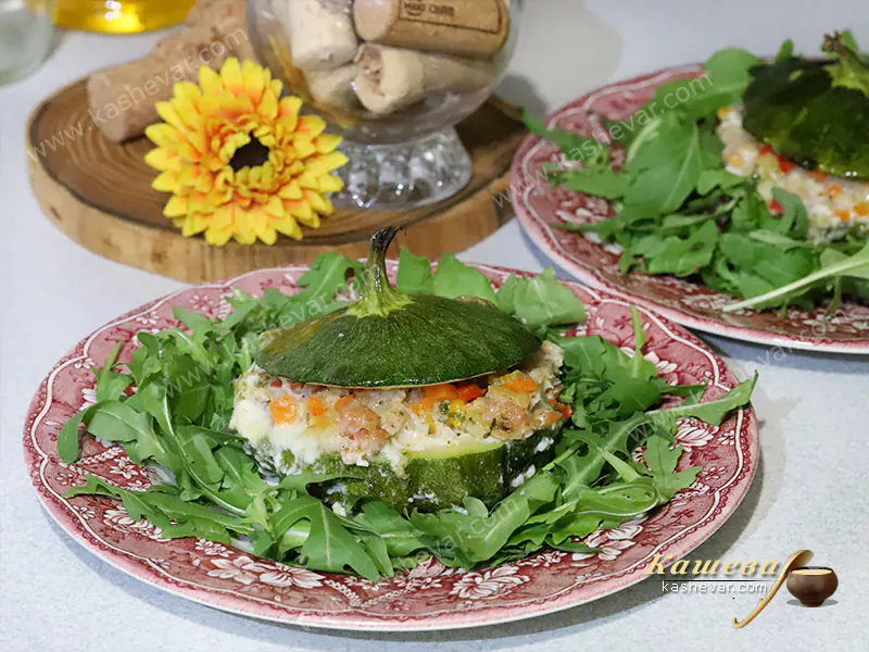 Stuffed Pattypan Squash – recipe with photos, main dishes