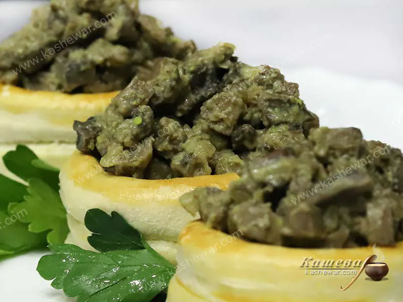 Відкриті пироги з грибами – рецепт з фото, німецька кухня.