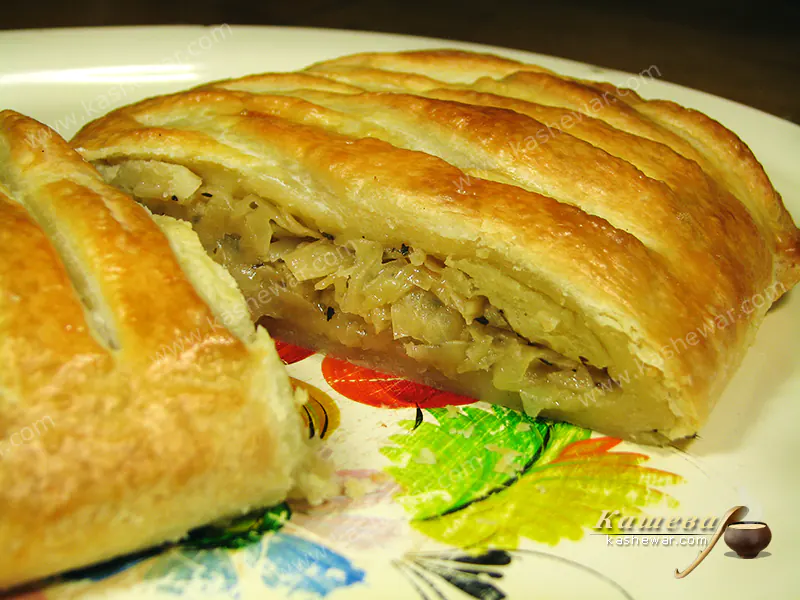 Cabbage pie - recipe with photo, baked