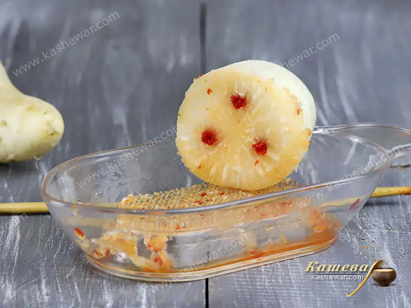Приправа з дайкону та чилі (Momiji Oroshi) – рецепт з фото, японська кухня