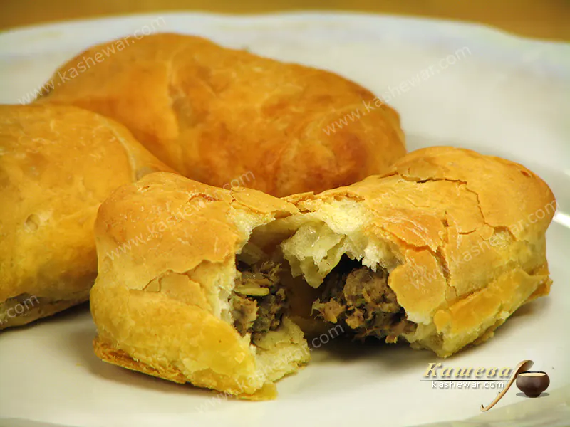 Beef stuffed rghaif - recipe with photo, Moroccan cuisine
