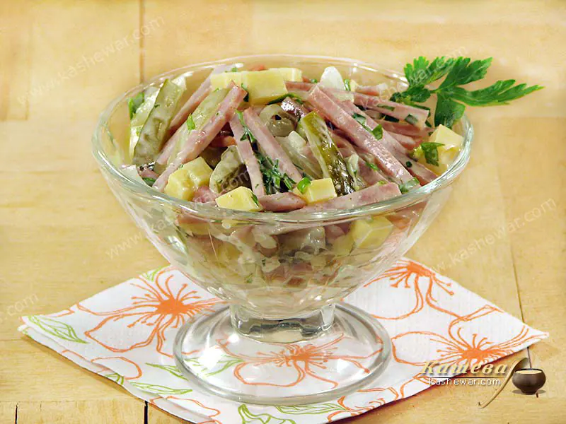 Salad "Old Munich" – recipe with photo, german cuisine