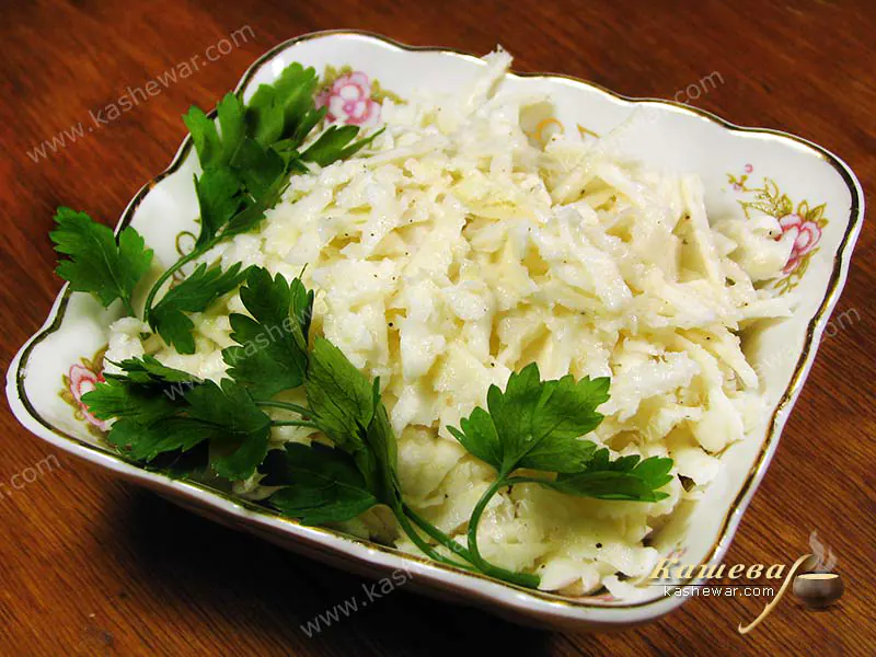 Celery with lemon and yogurt – recipe with photo, turkish cuisine