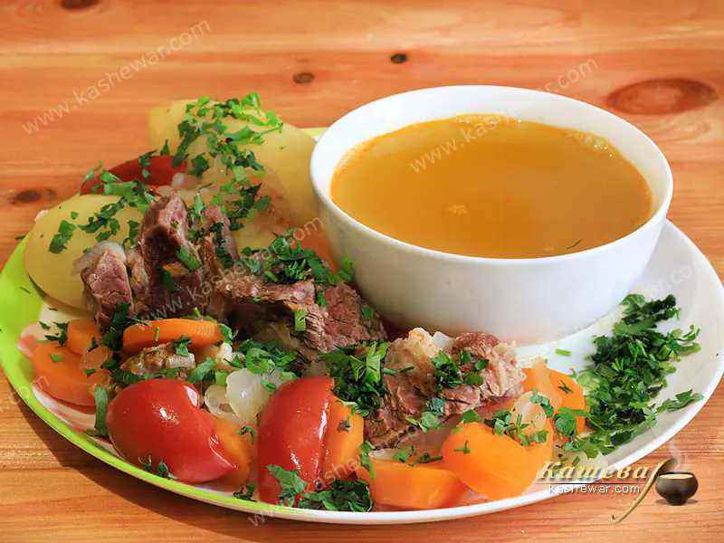 Шурпа-кайнатма – рецепт з фото, узбецька кухня
