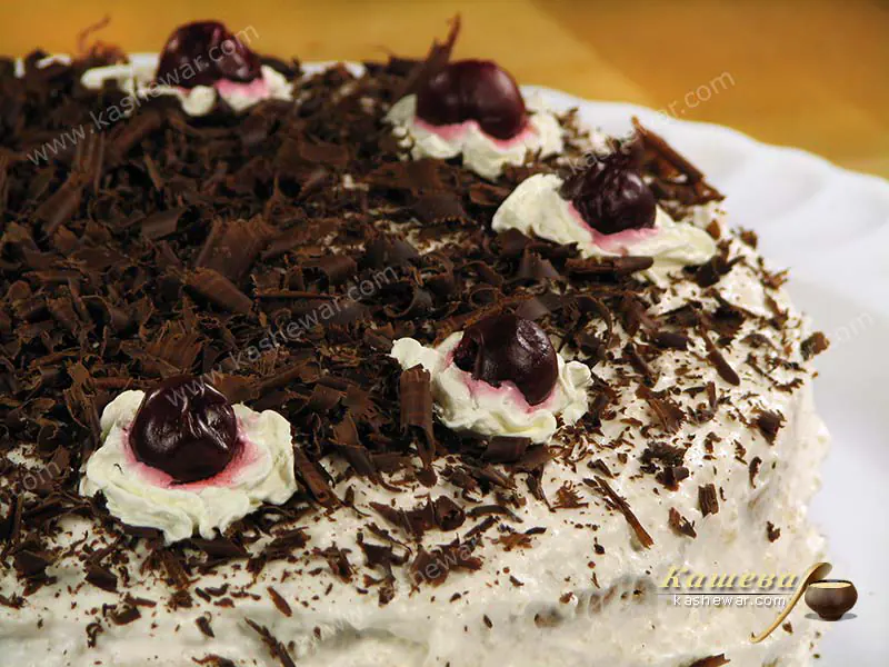 Black Forest cherry cake – recipe with photo, german cuisine