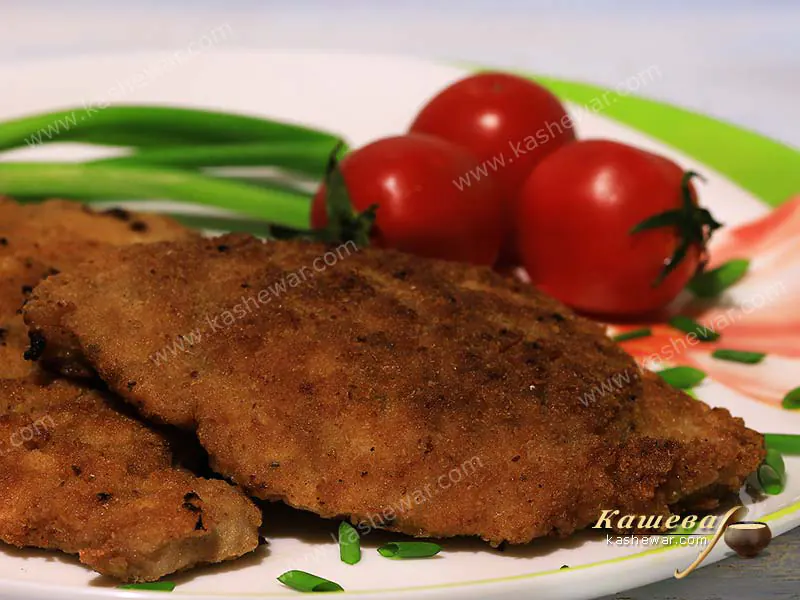 Pork cutlet or schnitzel – recipe with photo, German cuisine