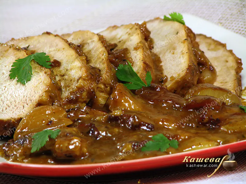 Cider and pork casserole - recipe with photos, British cuisine
