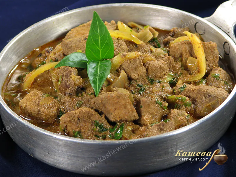 Beef and sweet peppers tagine - recipe with photo, Moroccan cuisine