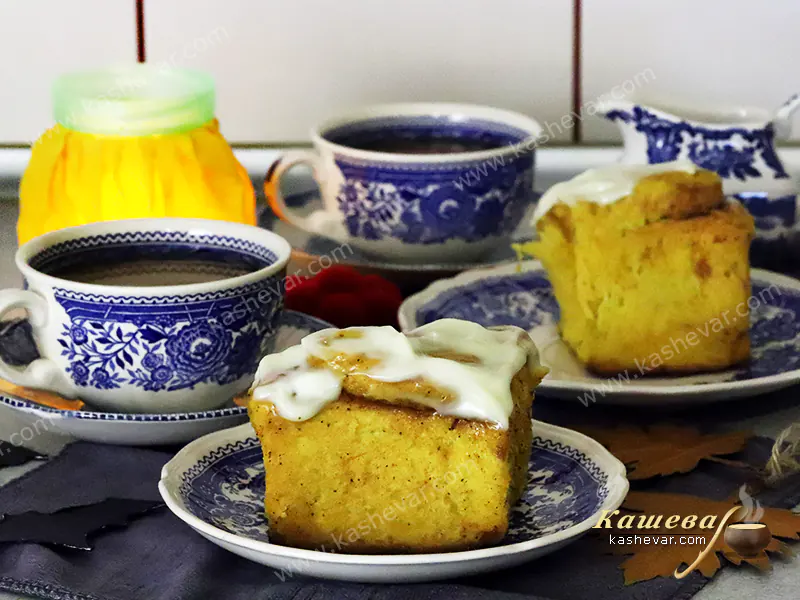 Pumpkin cinnamon rolls – recipe with photos, German cuisine