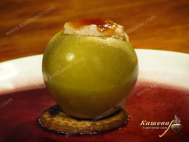 Apples in wine – recipe with photo, Bulgarian cuisine