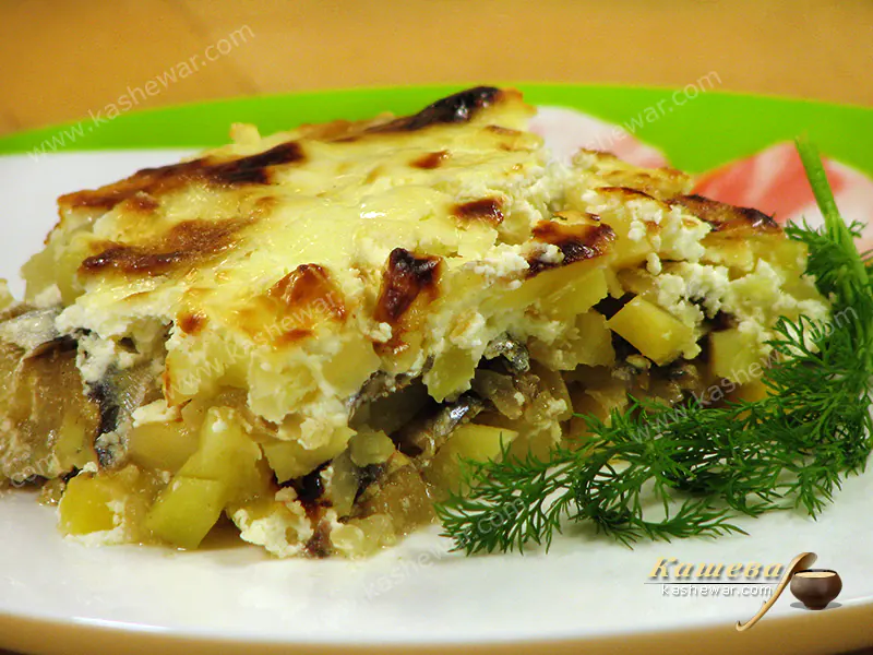 Запеканка «Искушение Янсона» – рецепт с фото, шведская кухня