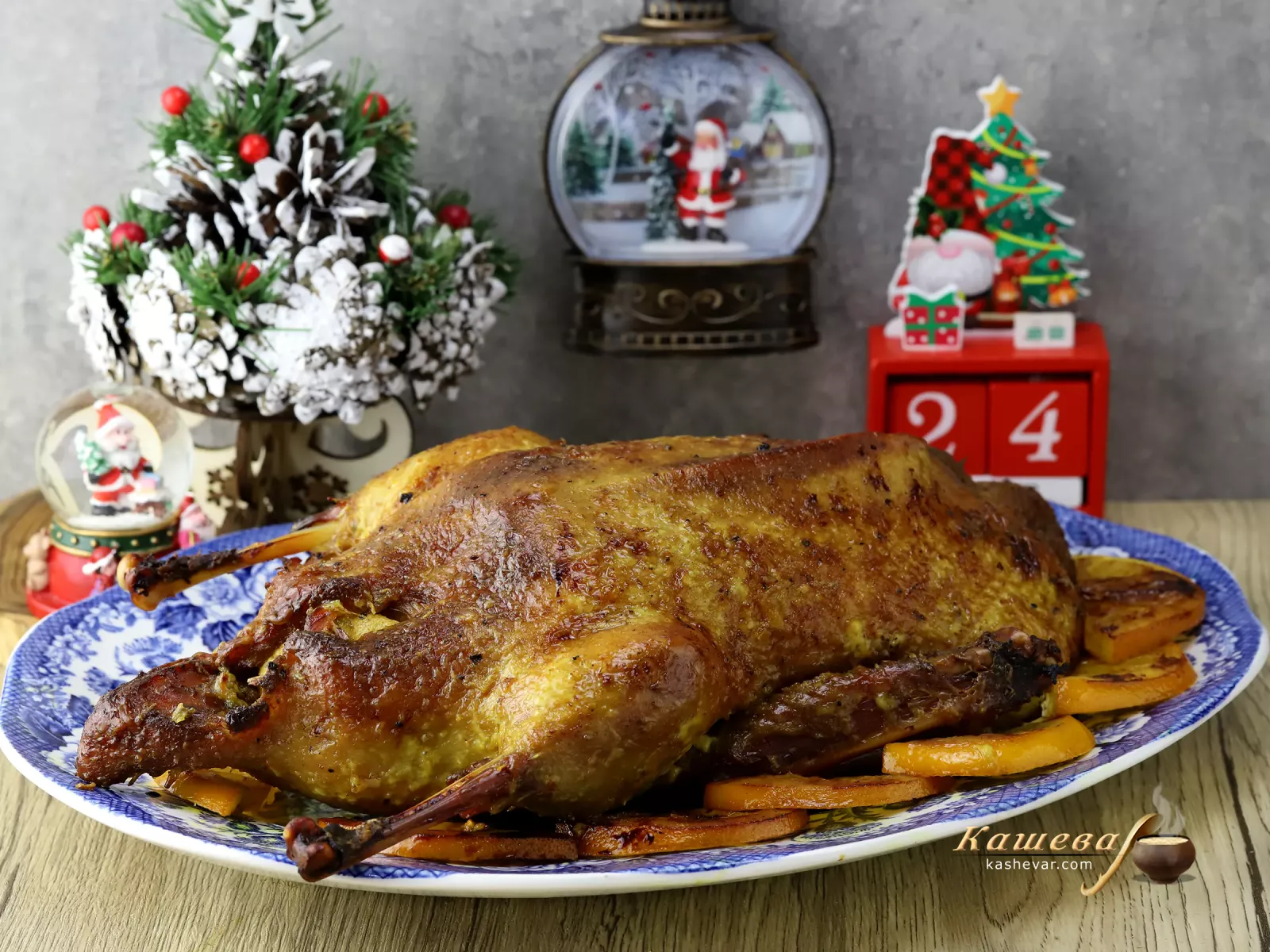 Duck with apples and oranges – step by step recipe with photos