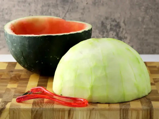 Prepare the Watermelon Rinds