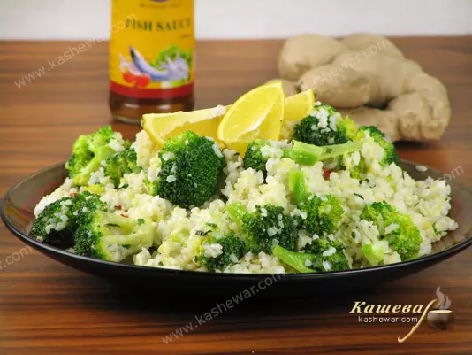 Aromatic fried rice - a recipe with a photo of Gordon Ramsay