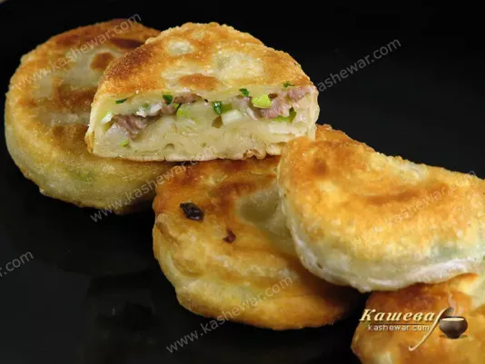 Peking green onion pancakes - recipe with photo, Chinese cuisine