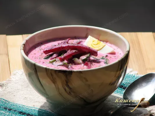Cold borscht with kefir – recipe with photo, Belarusian cuisine