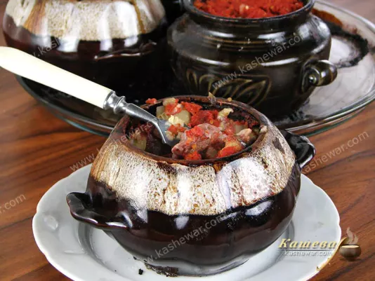 Buglama with eggplant - recipe with photo, Georgian cuisine