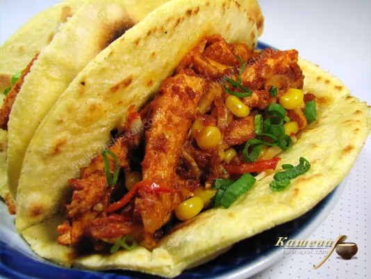 Chicken burrito - recipe with photo, Mexican cuisine
