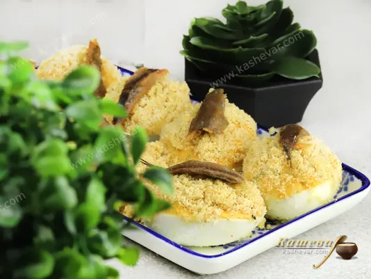 Фаршированные яйца с анчоусами – рецепт с фото, испанская кухня