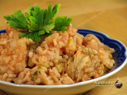 Филе трески с пореем и рисом – рецепт с фото, немецкая кухня