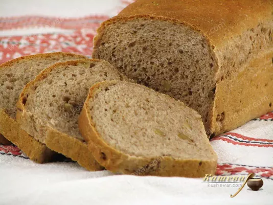 Buckwheat bread with walnuts - recipe with photo, Ukrainian cuisine