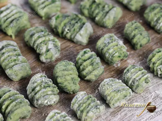 Gnocchetti green – recipe with photo, Italian cuisine