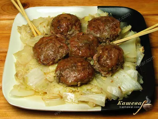 Lion's head meatballs – recipe with photo, Chinese cuisine