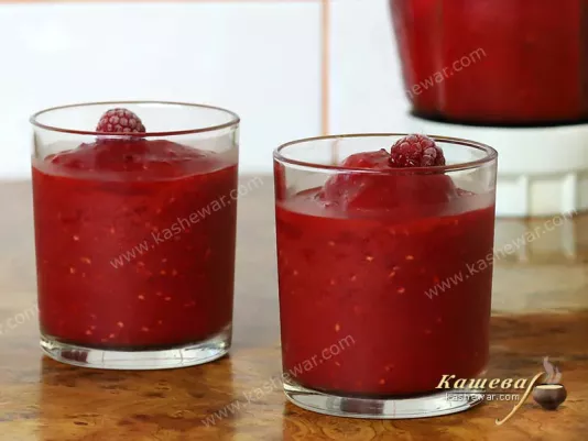 Thick raspberry lemonade – recipe with photo, American cuisine