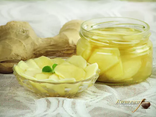 Pickled ginger (gari) – recipe with photo, Japanese food