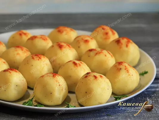 Mashed potato balls with horseradish – recipe with photo, Indian cuisine