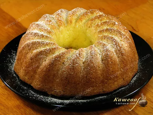 Lemon syrup cake - recipe with photo, German cuisine