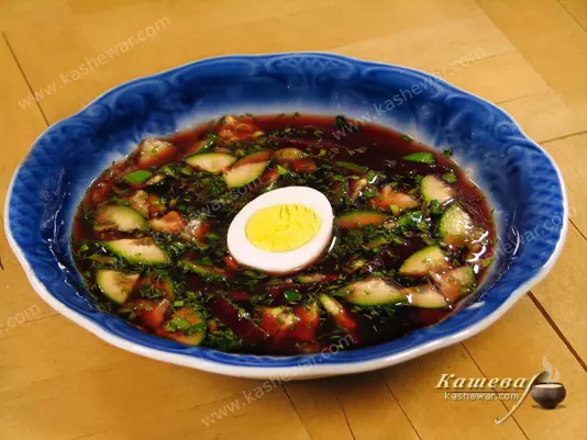 Холодный свекольный суп (Хладник) – рецепт с фото, белорусская кухня