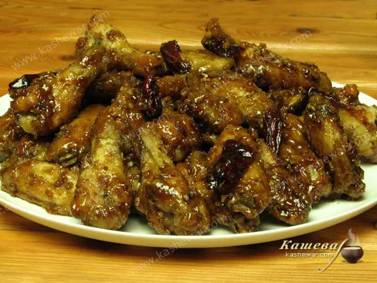 Crispy chicken wings - recipe with photo, Korean cuisine