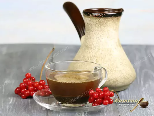 Viburnum seed coffee – recipe with photo, Russian cuisine