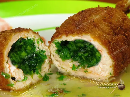 Chicken Kyiv - recipe with photo, Ukrainian cuisine