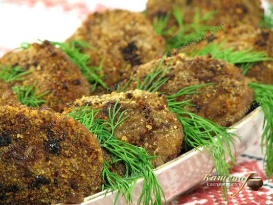 Pork and beef cutlets - recipe with photo, Ukrainian cuisine