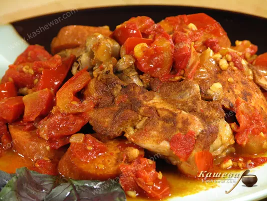 Курица с чоризо – рецепт с фото, испанская кухня