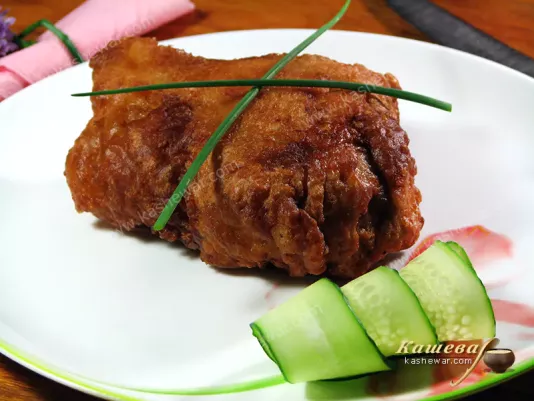 Курица во фритюре – рецепт с фото, американское блюдо