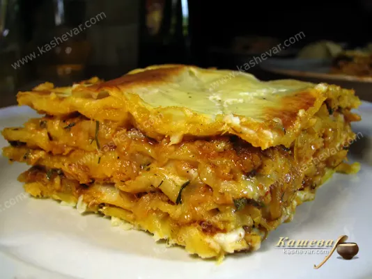 Tuna lasagna - recipe with photo, Italian cuisine