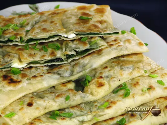 Spinach and feta gözleme – Recipe with Photos, Turkish Cuisine
