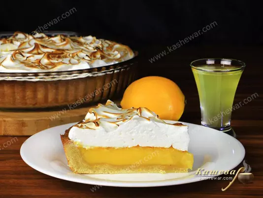 Lemon meringue pie – recipe with photo, French cuisine